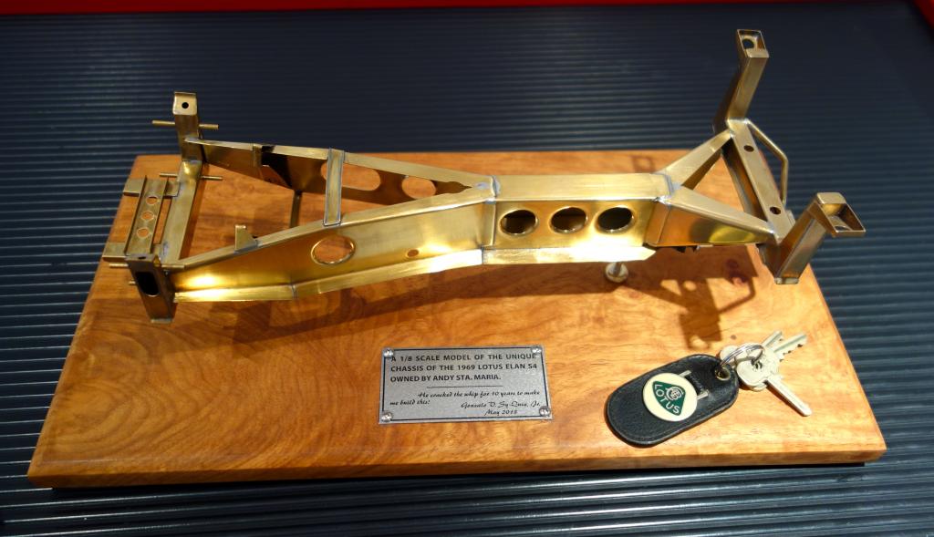 Scale Model of a Lotus Elan Chassis